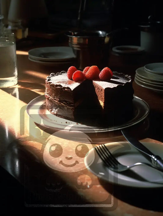 Chocolate Cake (Graphic For Sale See Licenses)