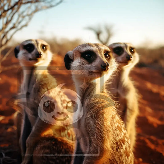 Meerkats (Graphic For Sale See Licenses)