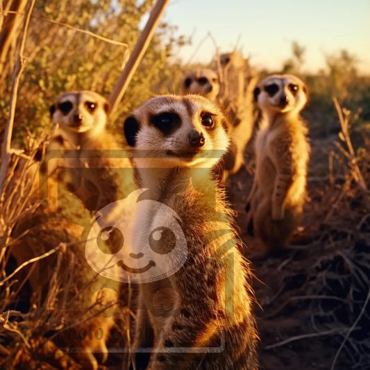 Meerkats (Graphic For Sale See Licenses)