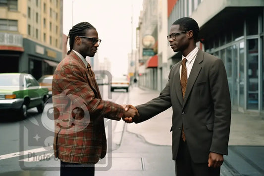 2 Men Shaking Hands (Graphic For Sale See Licenses)